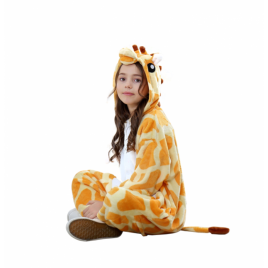 Wholesale Animal Onesie Animal Pajamas Kids costumes Party wear Kids Giraffe 16pc/box